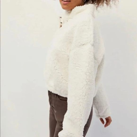 PacSun Simone Sherpa Henley Sweatshirt - Picture 3 of 10